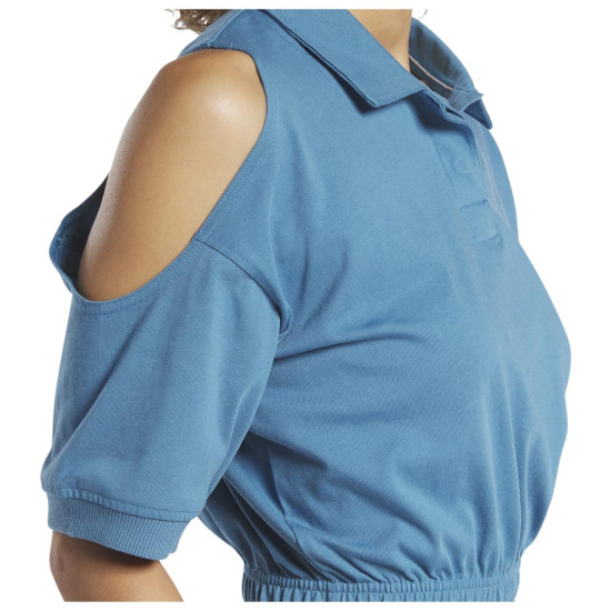 Reebok Γυναικεία κοντομάνικη μπλούζα CL Varsity Top Reebok Γυναικεία κοντομάνικη μπλούζα CL Varsity Top